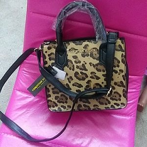 A cheetah purse